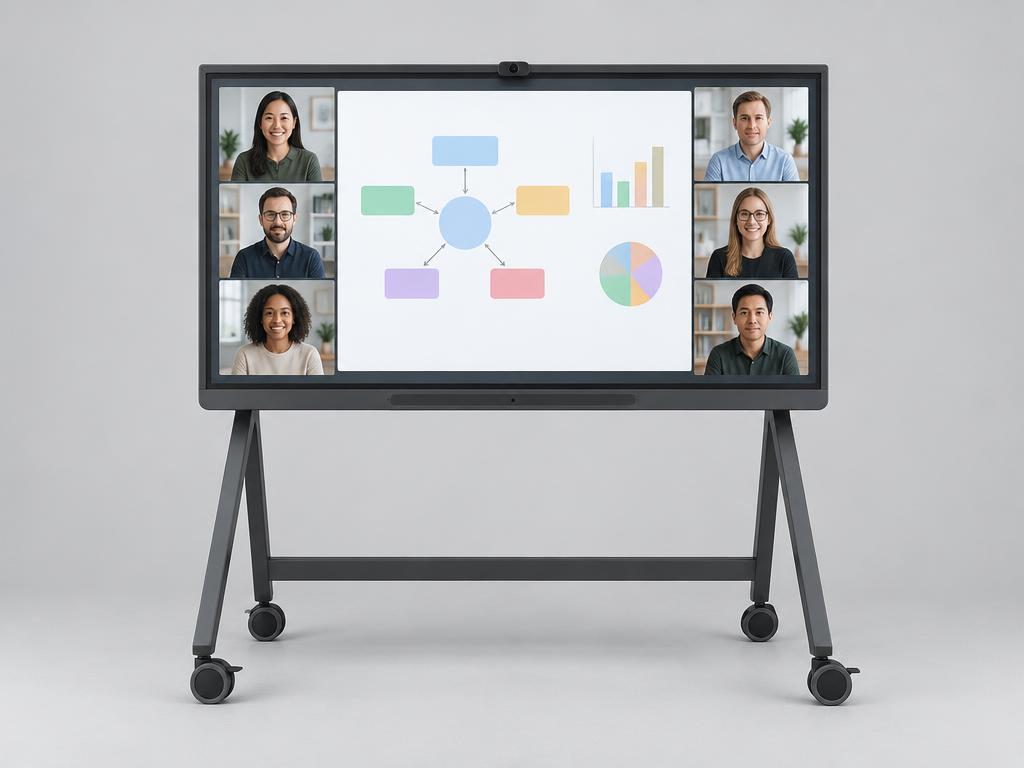 QUINEX M5 Meeting Board — representative product visualization