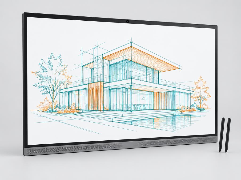 QUINEX S4 Pro Interactive Panel — representative product visualization