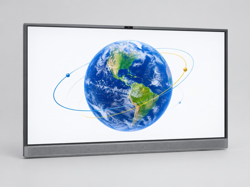 QUINEX S4 Ultra Interactive Panel — representative product visualization